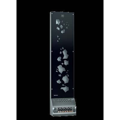 Saunum Base /Anthracite body / Patterned glass, Led R/B/W
