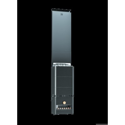 SAUNUM Experience 9kW Closed, Anthracite/Black