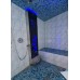 Saunum Base /Anthracite body / Patterned glass, Led R/B/W